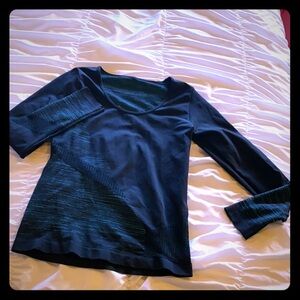 Fabletics Black Long Sleeve Top